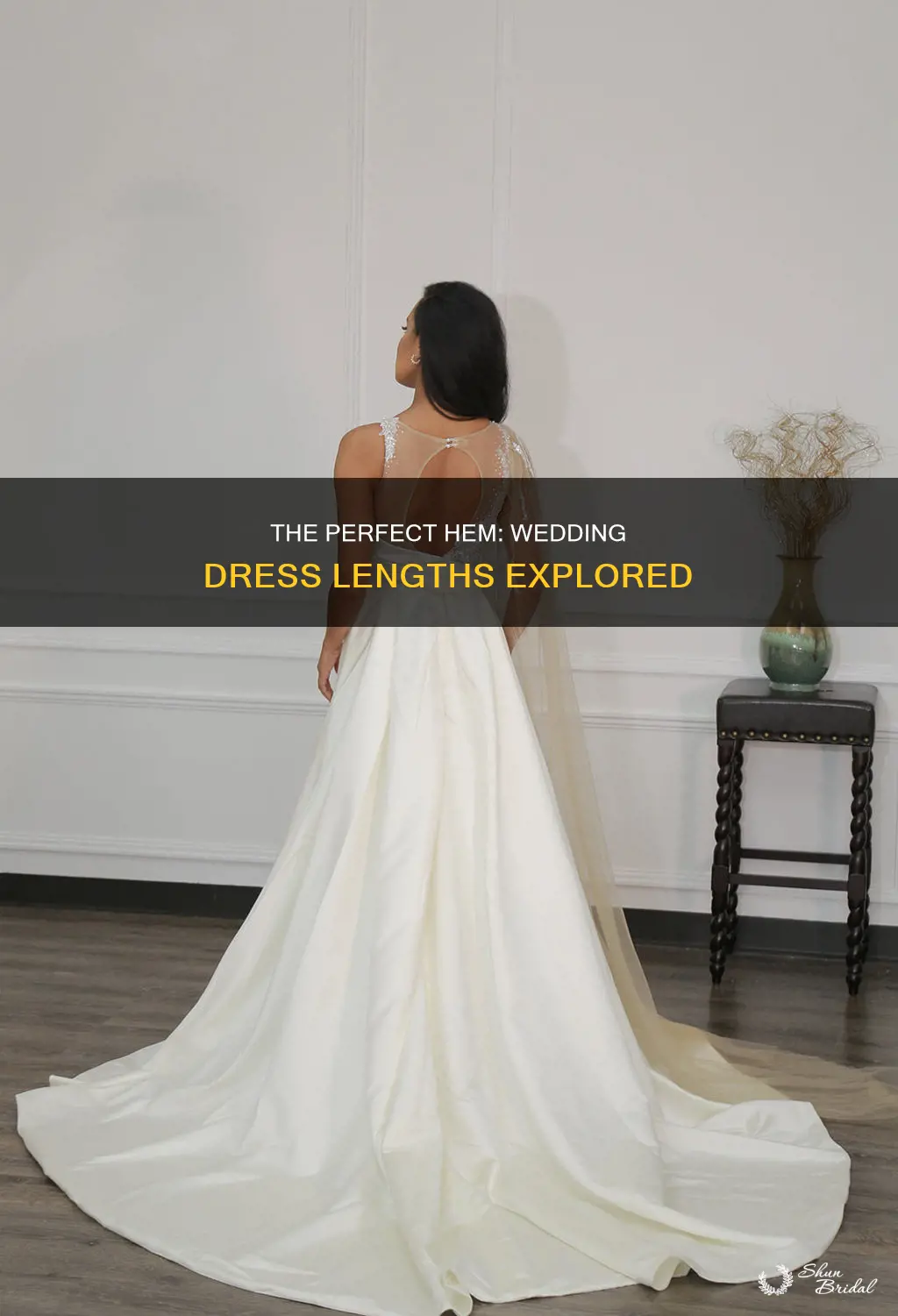 where should a wedding dress hem fall