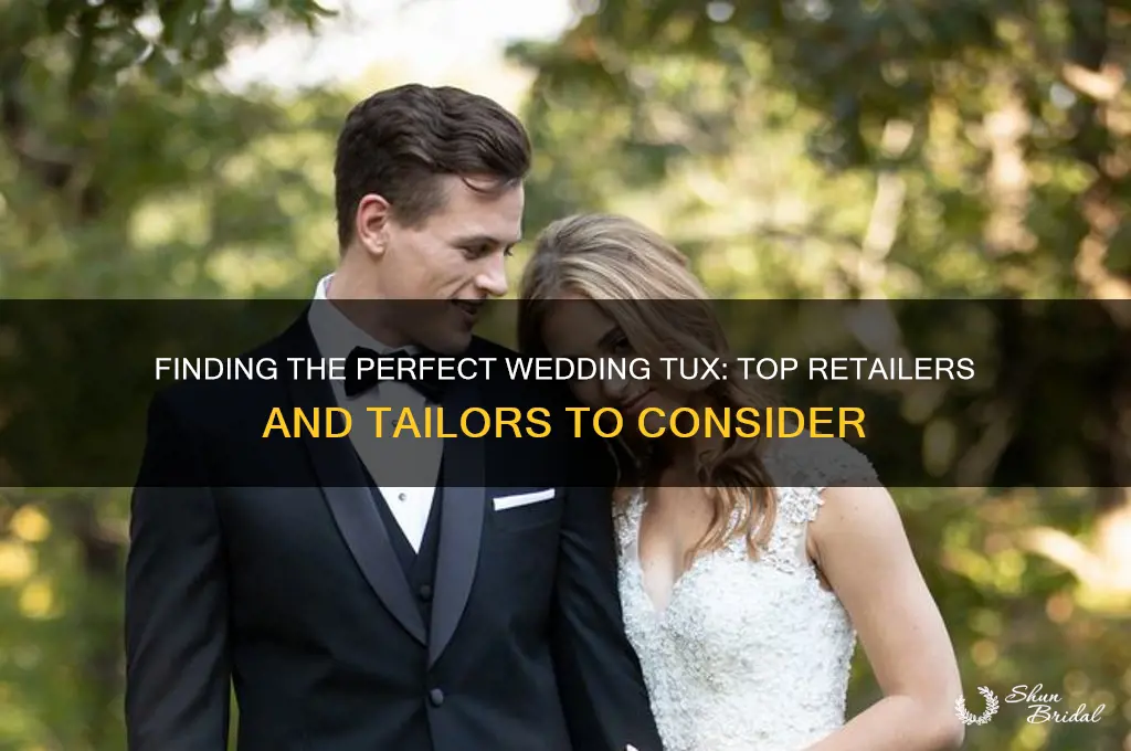 where should I buy my wedding tux
