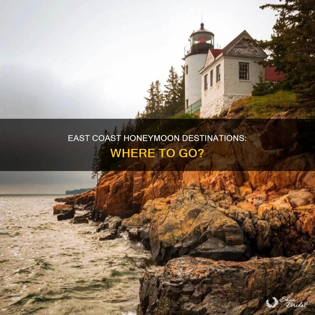 where should I honeymoon on the east coast