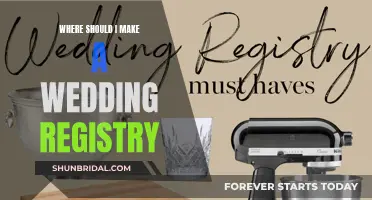 The Best Places to Create Your Wedding Registry