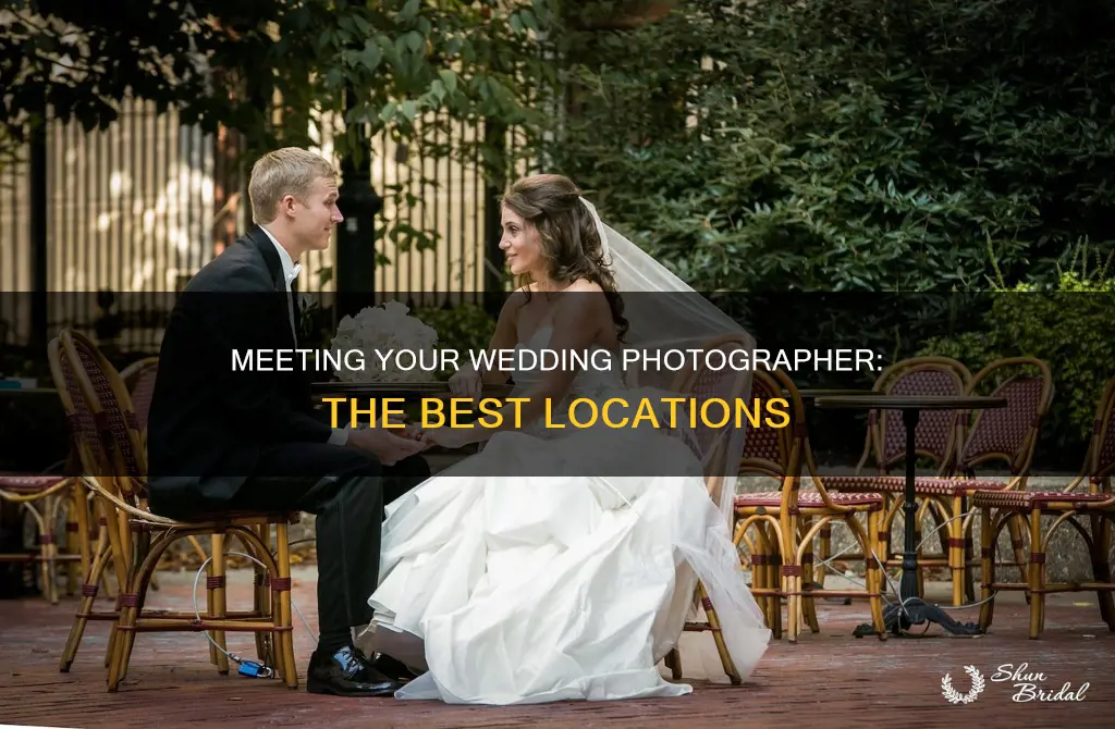 where should I meet my wedding photographer