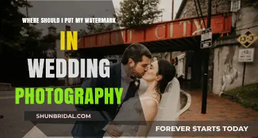 The Art of Watermark Placement in Wedding Photography