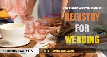 The Best Places to Share Your Wedding Registry