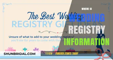 Registry Details: Where to Find Wedding Gift Lists