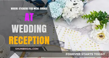 Sticker Solutions for Easy Wedding Meal Choices