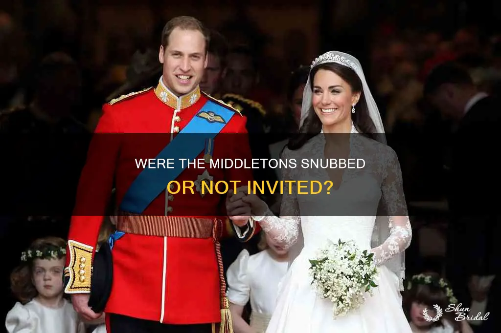 where the middletons invited to the wedding