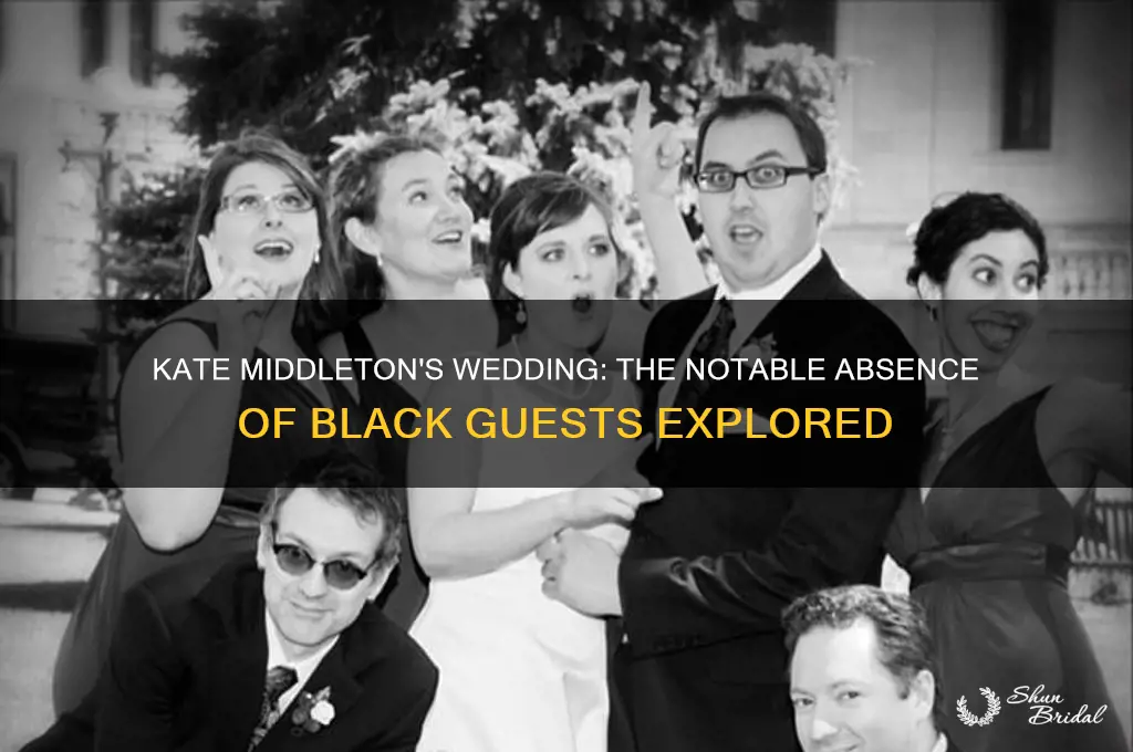 where there black people at kate middleton wedding