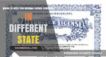 Cross-State Wedding Planning: Where to Apply for Your Marriage License