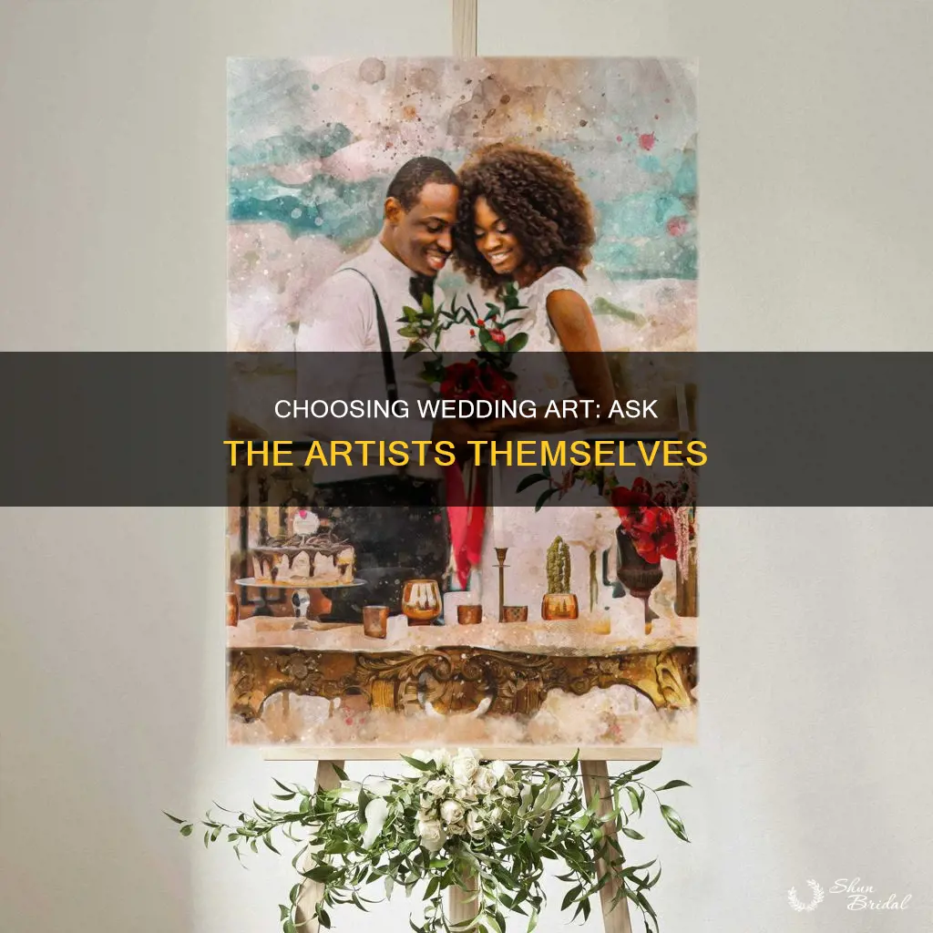 where to ask for art for wedding registry