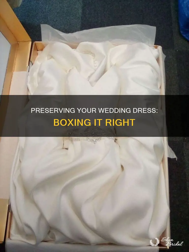 where to box wedding dress
