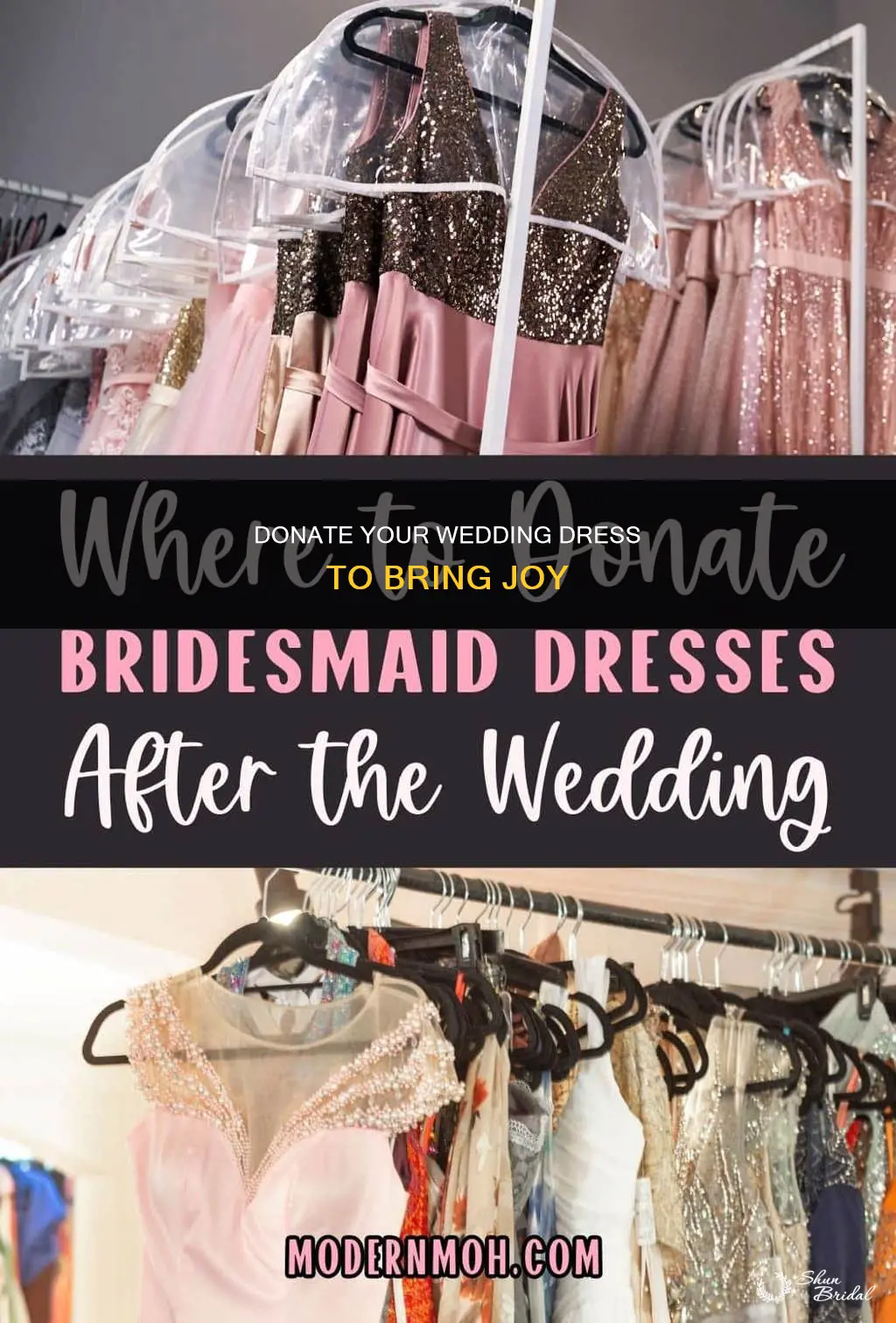 where to bring used wedding dresses