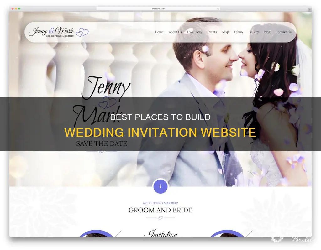 where to build wedding invitation website