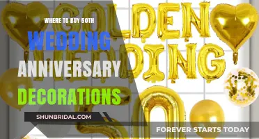 Celebrate 50 Years: Top Places to Buy Golden Anniversary Decorations