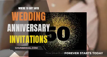 Golden Wedding Anniversary Invitations: Where to Buy Guide