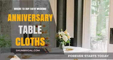 Celebrate 50 Years: Top Places to Buy Anniversary Table Cloths
