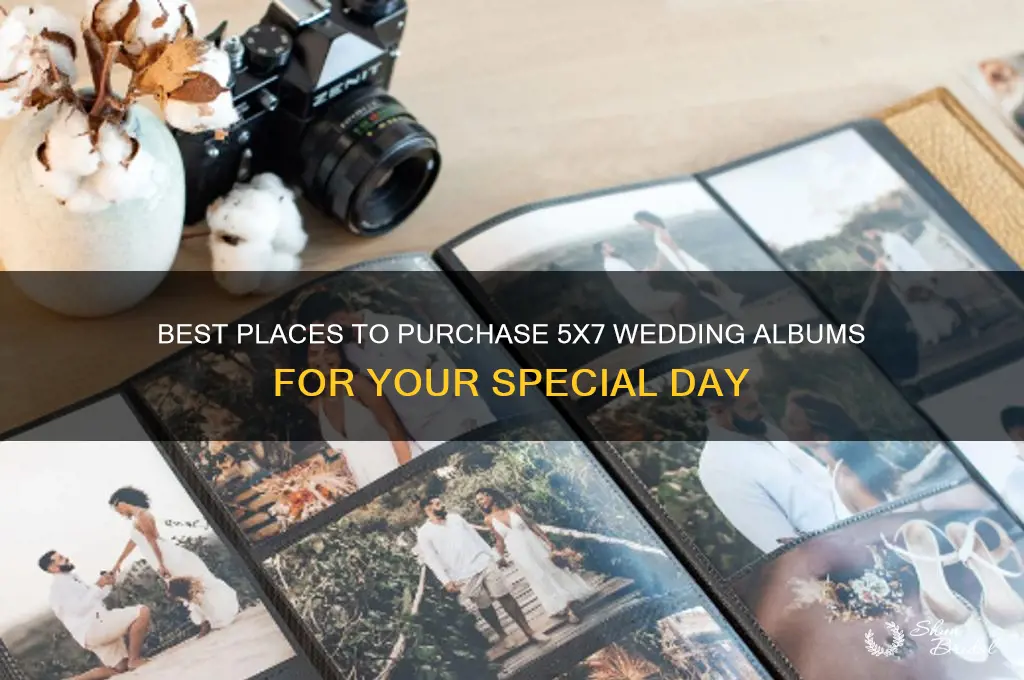 where to buy 5x7 wedding album