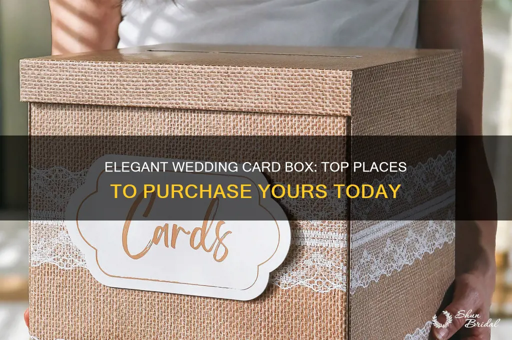 where to buy a box for cards for wedding