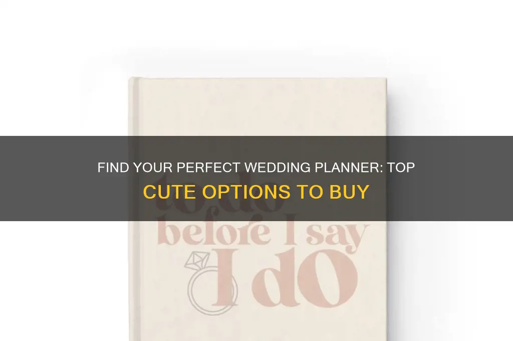 where to buy a cute wedding planner