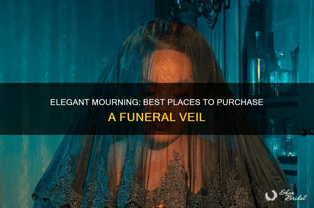 where to buy a funeral veil