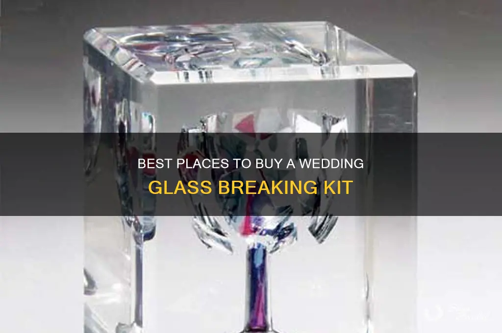 where to buy a glass to break for wedding