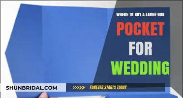 Best Places to Purchase Large 6x9 Pockets for Your Wedding