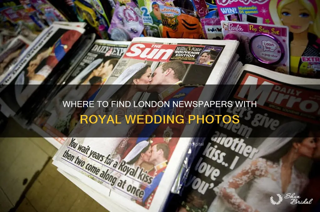 where to buy a london newspaper with royal wedding photos