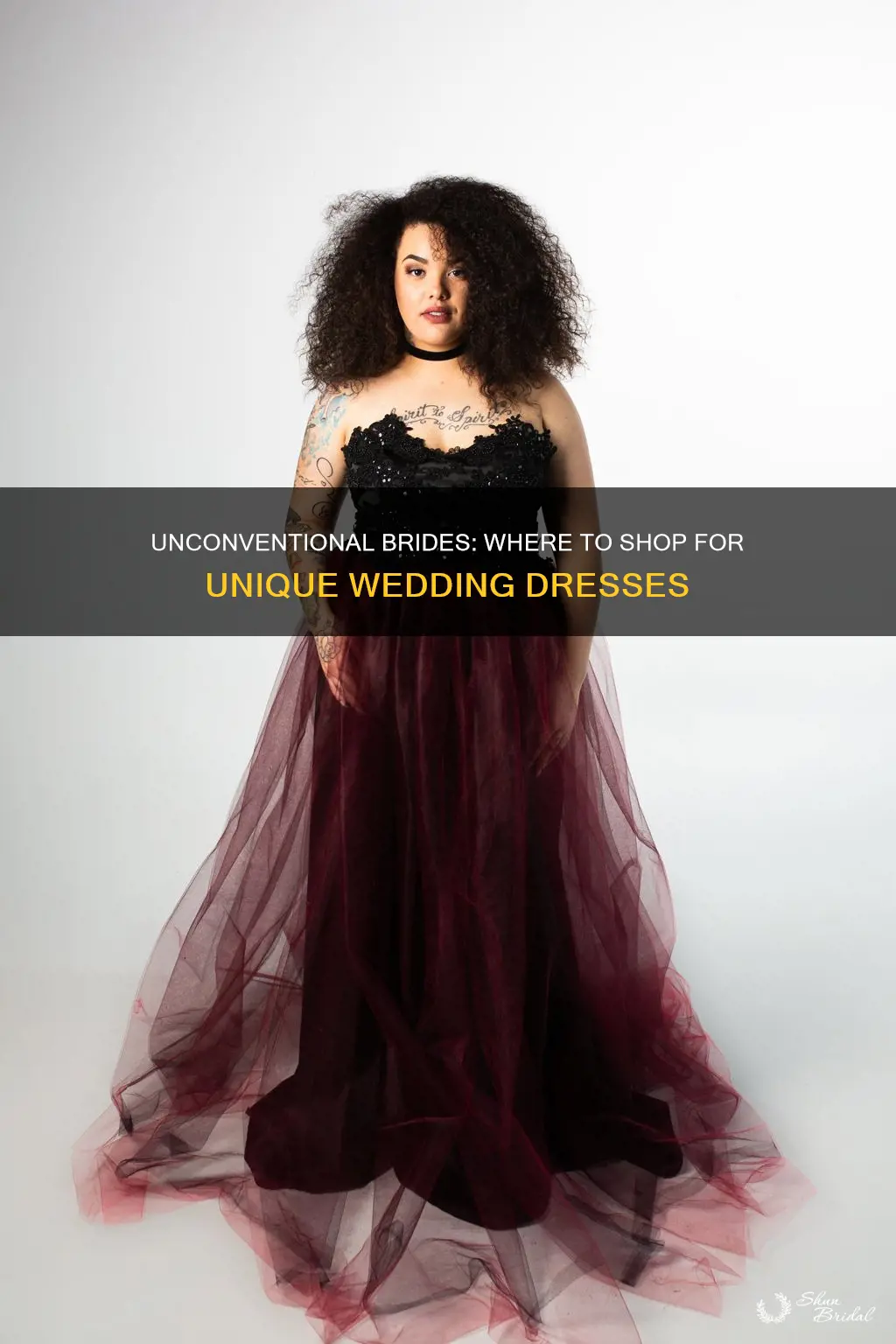 where to buy a non traditional wedding dress