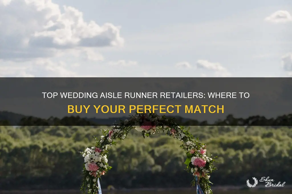 where to buy a wedding aisle runner