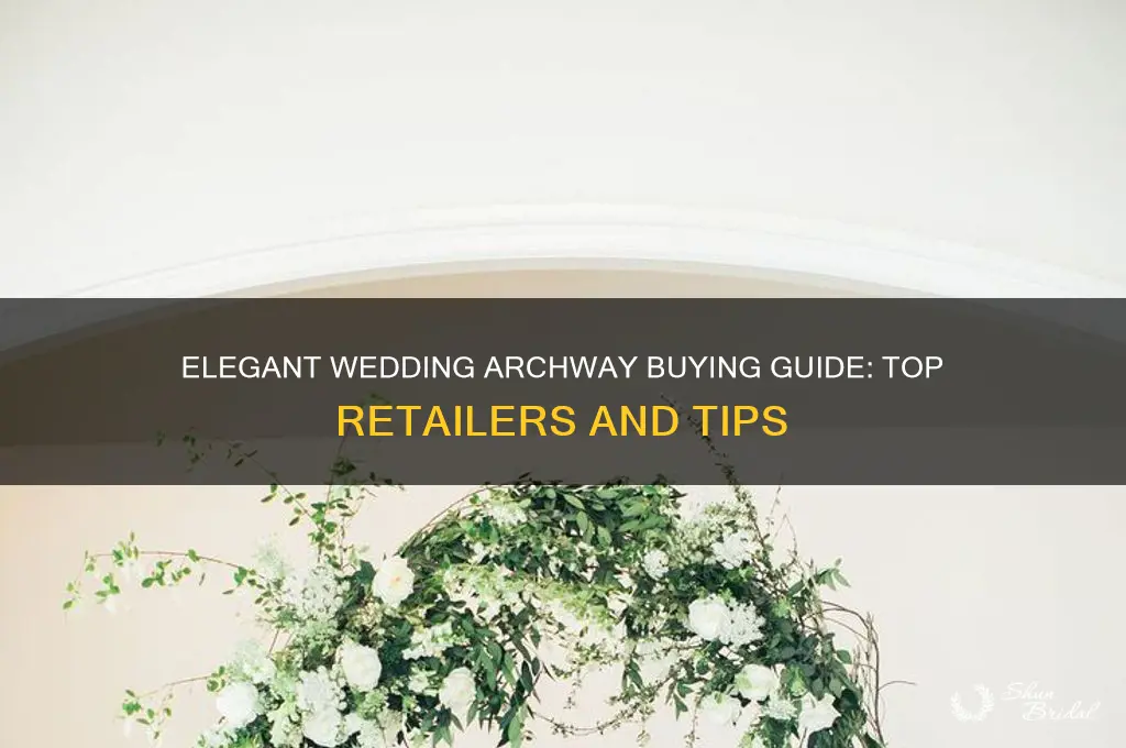 where to buy a wedding archway
