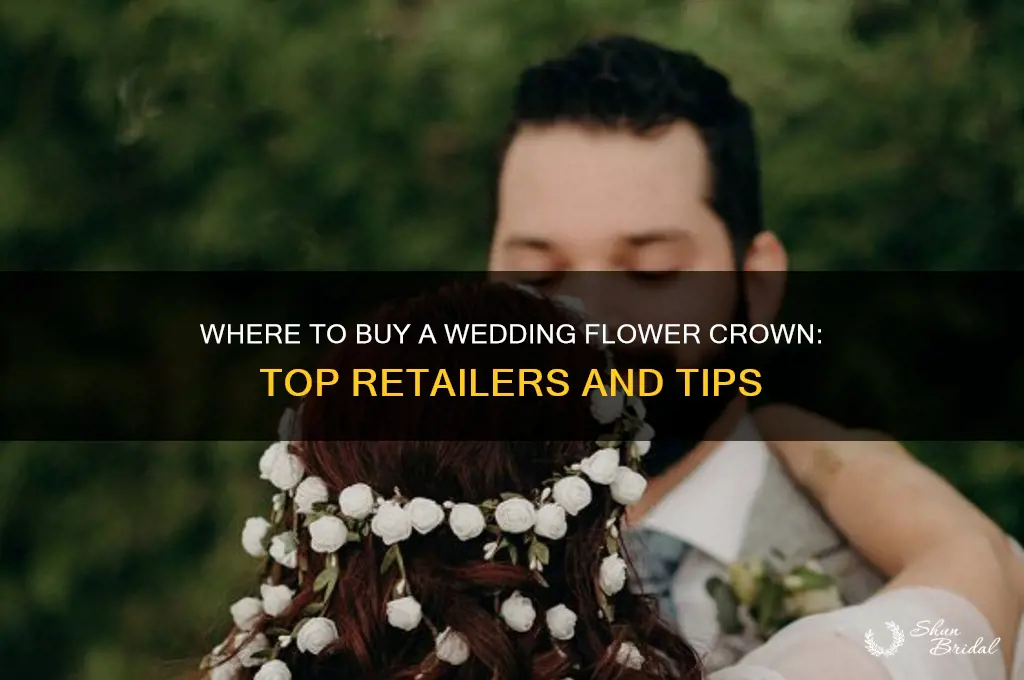 where to buy a wedding flower crown