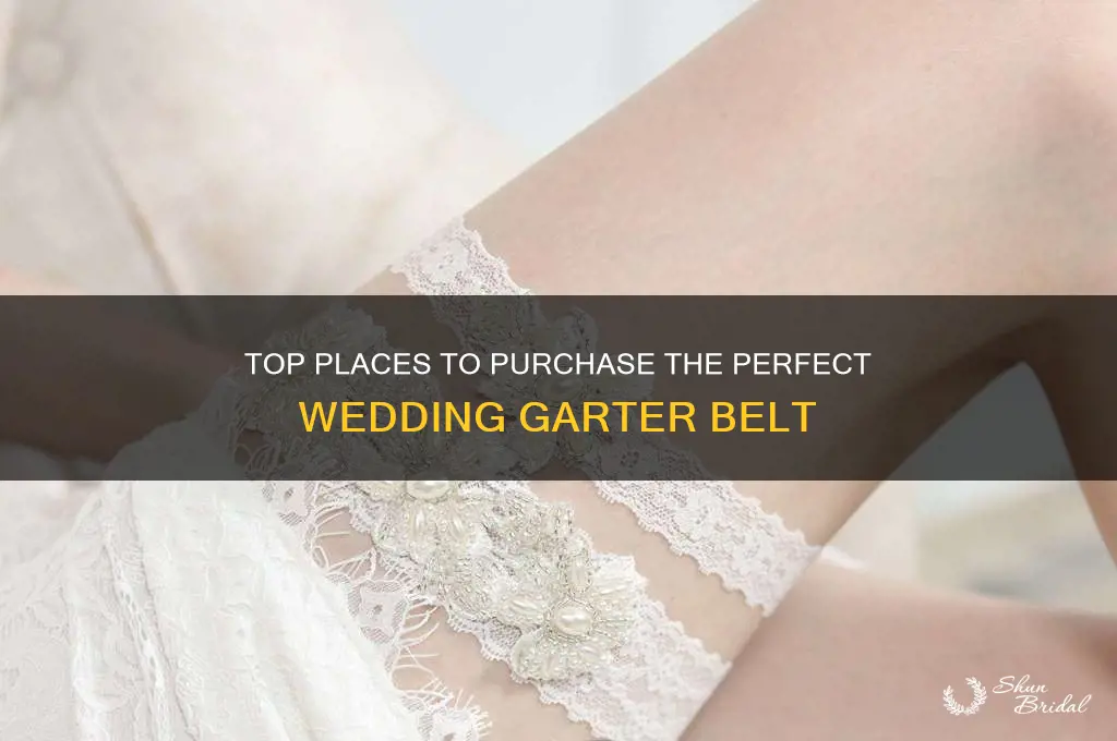 where to buy a wedding garter belt