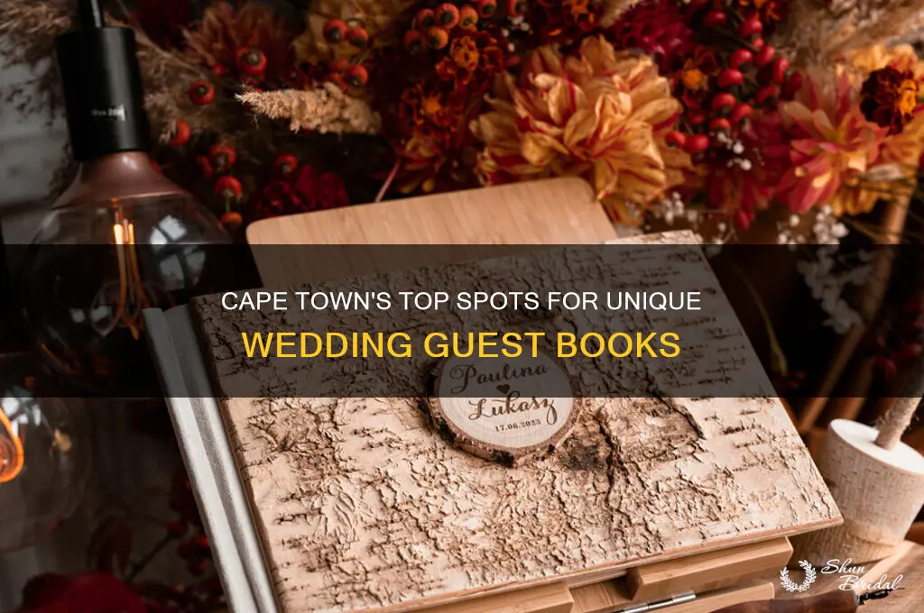 where to buy a wedding guest book in cape town
