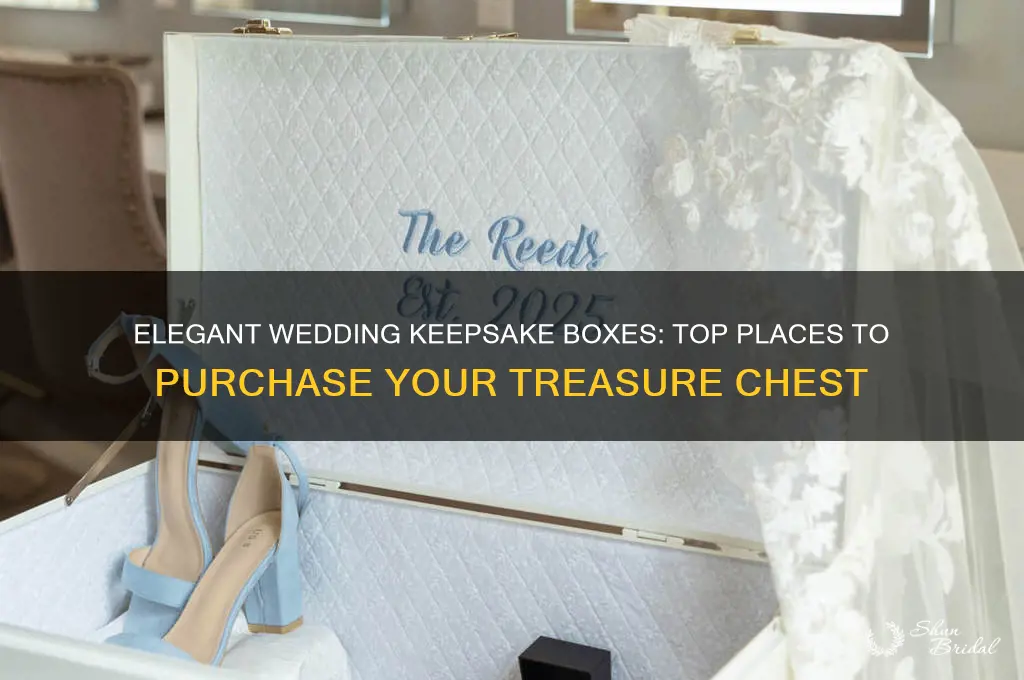 where to buy a wedding keepsake box