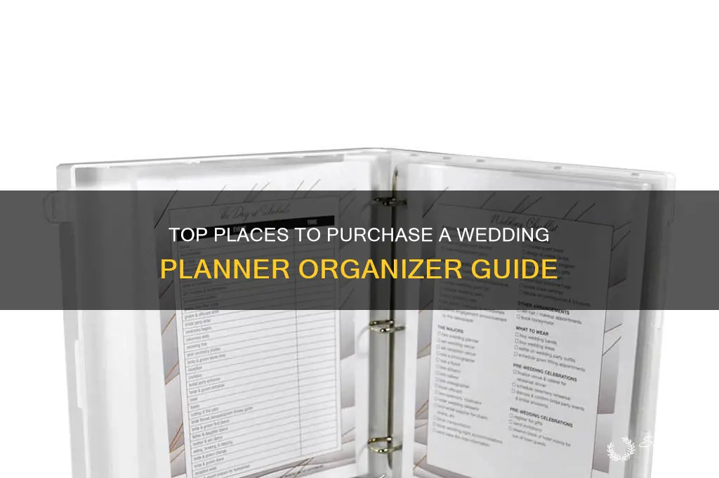 where to buy a wedding planner organizer