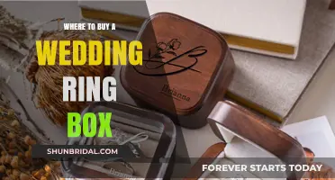 Wedding Ring Box: Where to Buy?