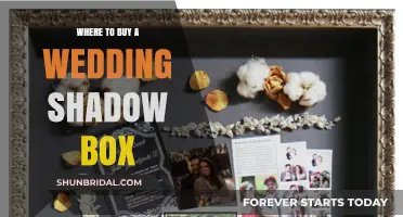 Where to Buy a Wedding Shadow Box: Top Retailers and Online Stores