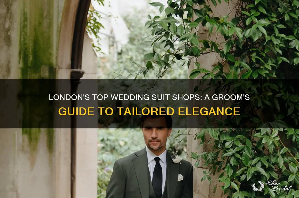 where to buy a wedding suit in london