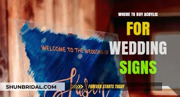 Top Acrylic Suppliers for Stunning Wedding Signs and Decor