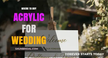 Best Places to Buy Acrylic Wedding Decor and Accessories