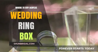 Acrylic Wedding Ring Box: Where to Buy?