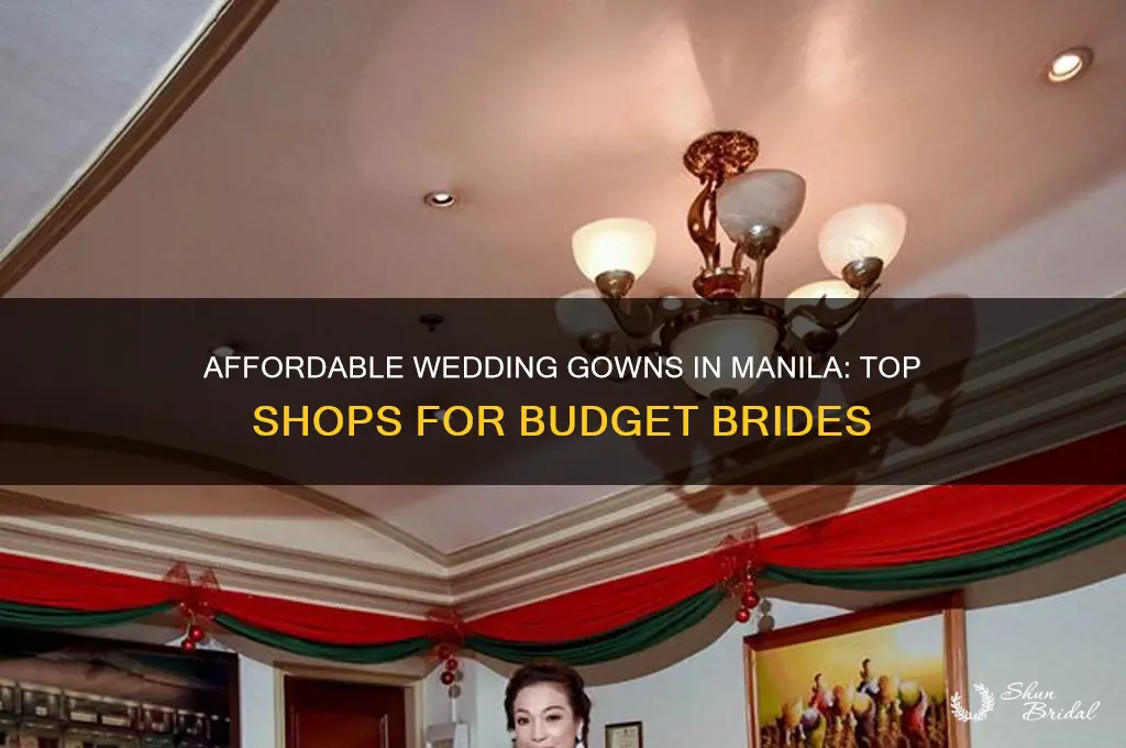 where to buy affordable wedding gowns in manila