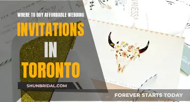 Toronto's Best Affordable Wedding Invitation Options