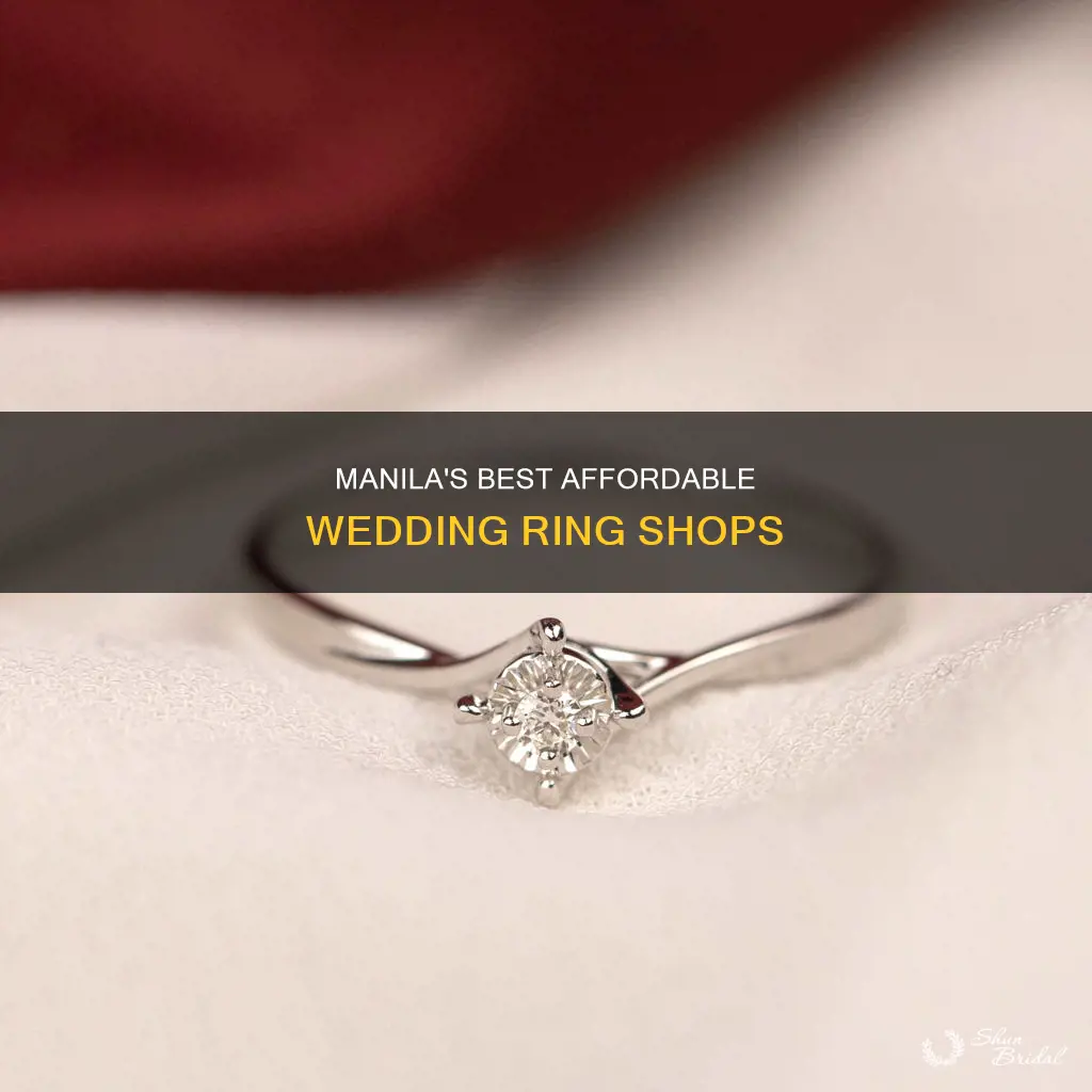 where to buy affordable wedding ring in manila