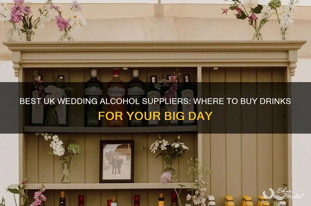 where to buy alcohol for wedding uk