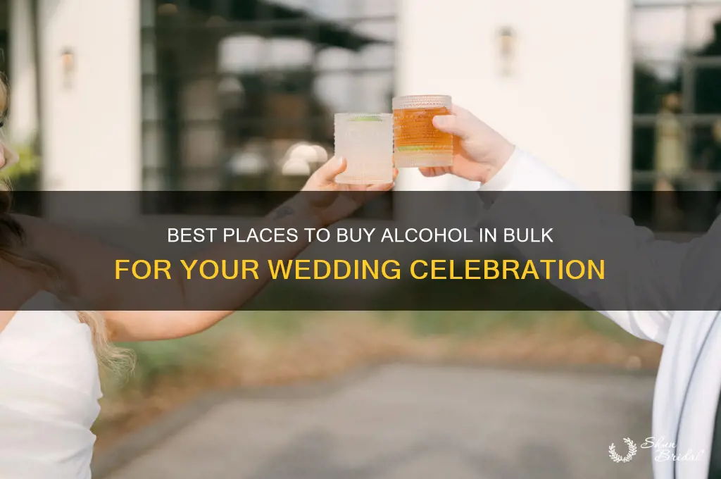 where to buy alcohol in bulk for wedding