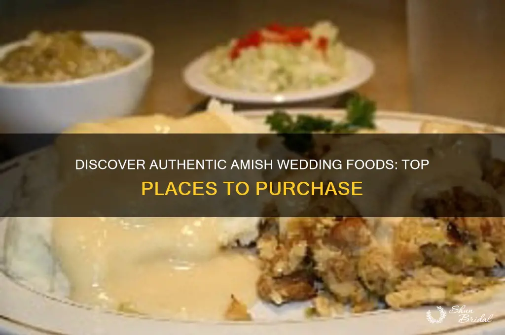 where to buy amish wedding foods