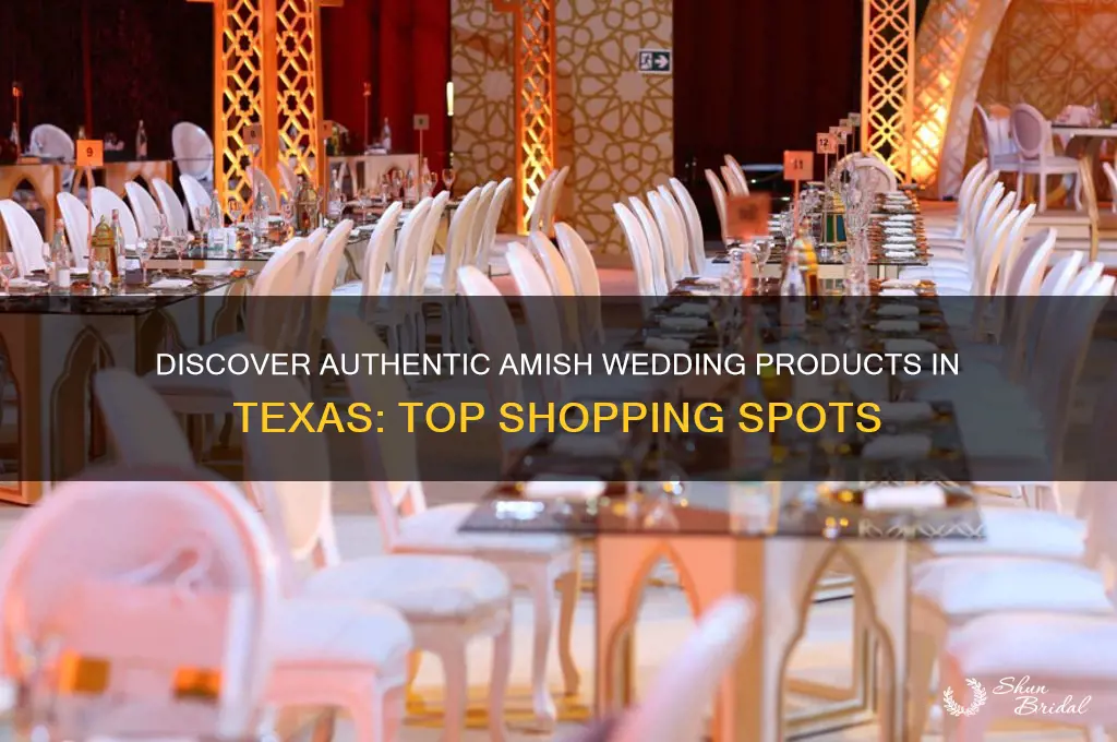 where to buy amish wedding products texas