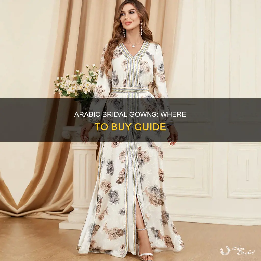 where to buy arabic wedding dress