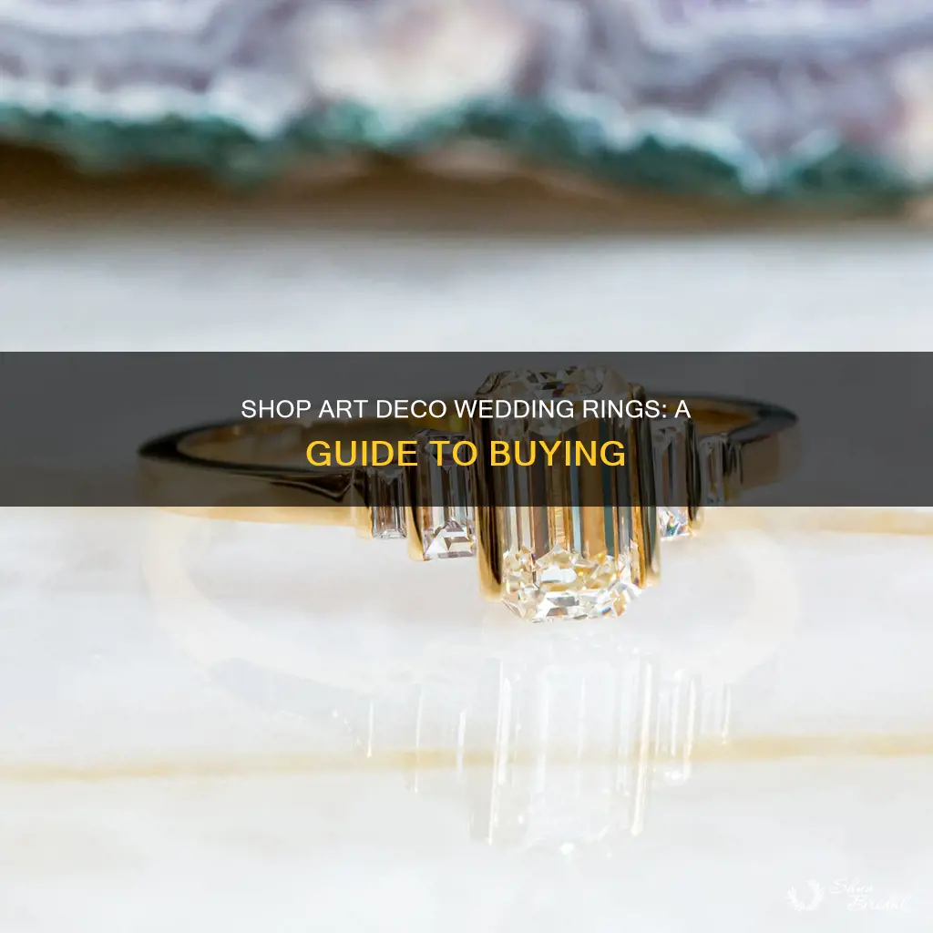 where to buy art deco wedding rings