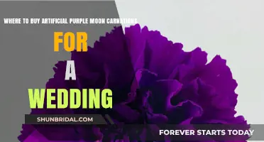 Where to Buy Artificial Purple Moon Carnations for Your Wedding